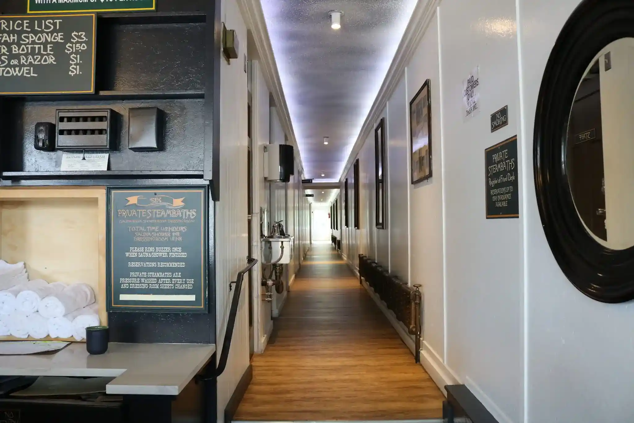 Spa Hallway Vancouver couples massage