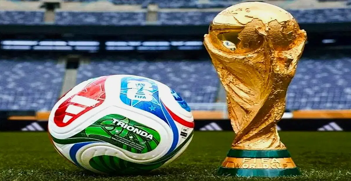 FIFA World Cup 2026 trophy and TRIONDA official ball